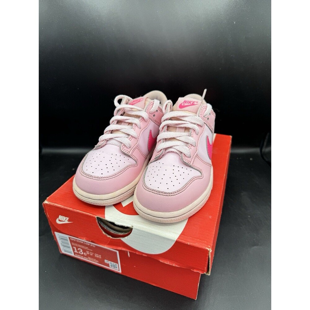 Nike Dunk Low PS 'Triple Pink' Toddler Size 13c